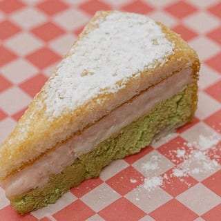 Pistachio Cake Slice