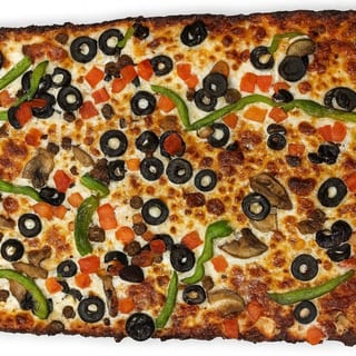 Vegetarian Deep Dish Pizza