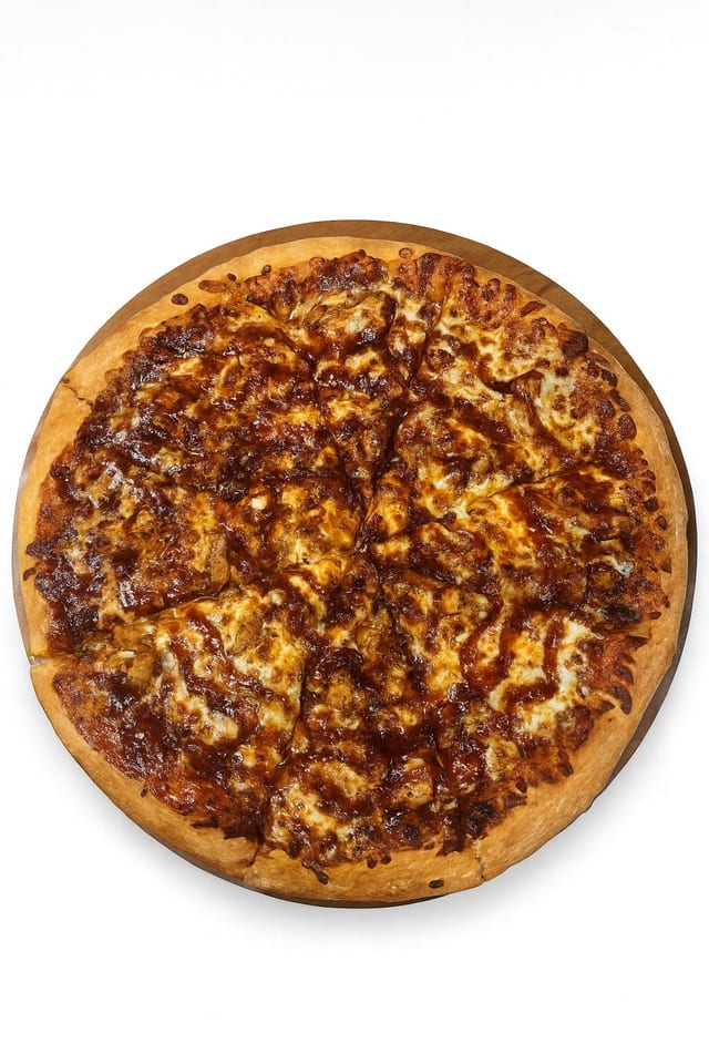 BBQ Chicken Pizza.